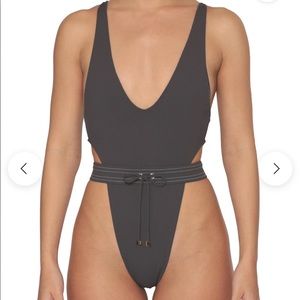 Heart of Sun Swim HALO ONE PIECE RIBBED SWIMSUIT